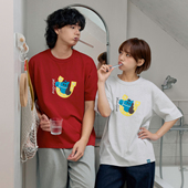 warmtrees2026Ss噗噜小马系列U型马蹄铁短袖 情侣装 T恤男女款 夏季