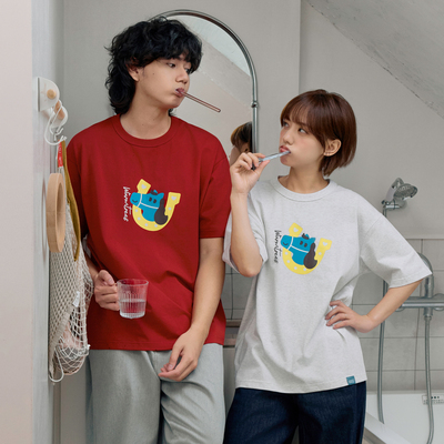 噗噜小马系列U型马蹄铁短袖T恤