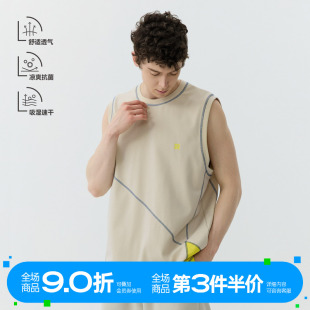 轻薄透气款 WARMTERRS 男女款 双色面料吸湿速干7A抗菌无袖 背心夏季