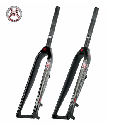 新款MOSSO山地自行车硬叉M5FCB碳纤维M6 M5SL超轻碟刹椎管前叉A柱