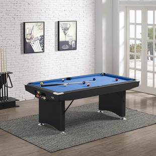 台球桌家用美式 新款 花式 桌球台标准球可折叠水平调节可加乒乓餐桌