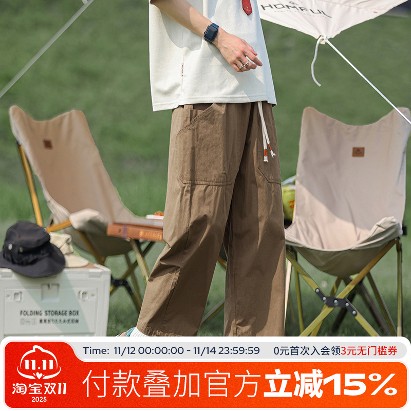 纯棉直筒休闲裤86FANGDEPT.