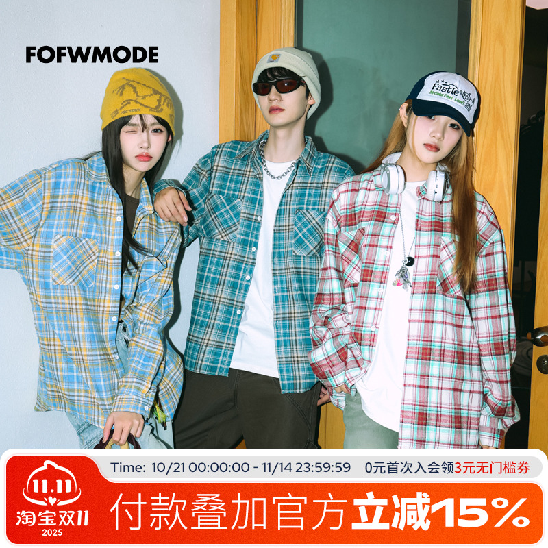 美式复古百搭春秋宽松衬衣翻领