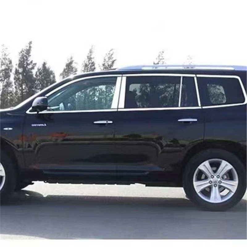 亮条改0914款汉兰达汉兰达车窗饰条10111213装饰不锈钢