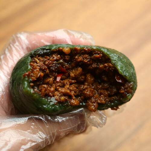东北特产大馅豆沙包手工包子