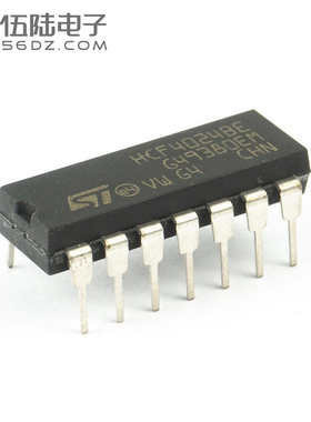 直插CD4024BE CD4024 HEF4024 数字逻辑电路 集成块 IC DIP14