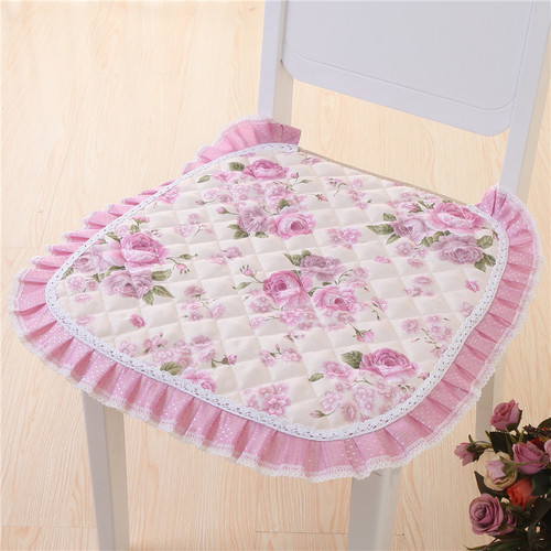 布艺防滑欧式四季餐桌可机洗椅垫