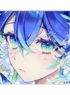 Kanami minami二次元钢化玻璃鼠标垫电竞游戏女生可爱FPS专用超大