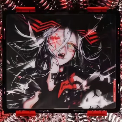 WALLHACK沃哈克SP005猎杀者SORA二次元玻璃鼠标垫电竞游戏FPS专用