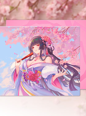 KIBU Gear Criin樱华Ohka Hanasa二次元可爱玻璃鼠标垫女FPS专用
