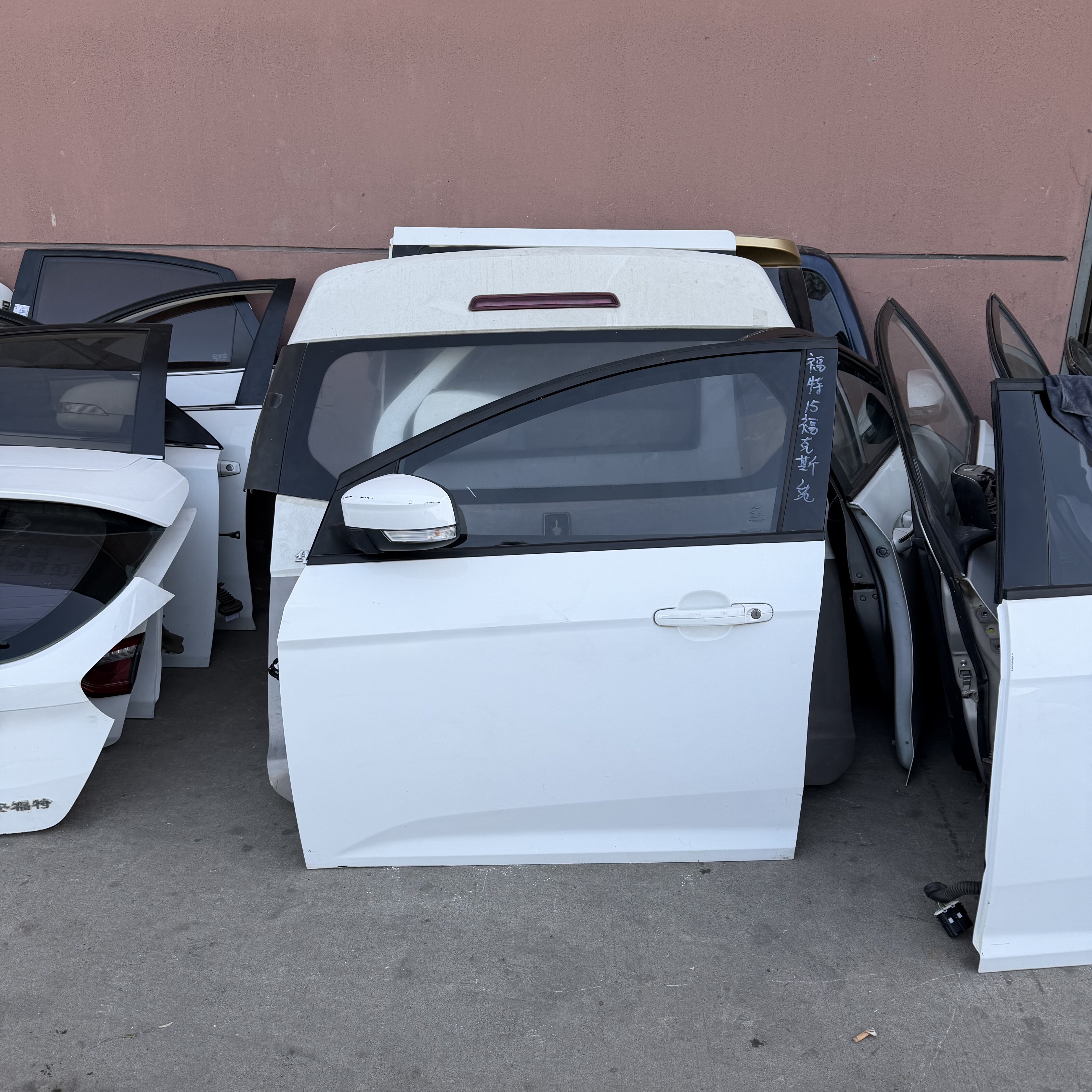 福特福克斯车门总成原厂拆车件精品件原车漆左前门倒车镜内饰板全