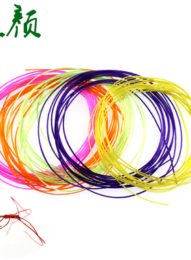 飞钓 飞蝇钩若虫绑制材料彩色弹力线 stretch Rib 彩色躯体节线