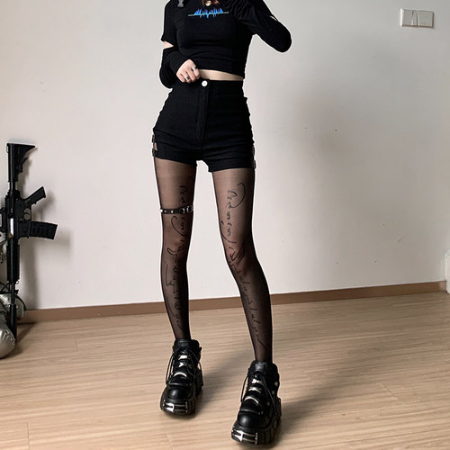 网红夏季美腿透视性感丝袜