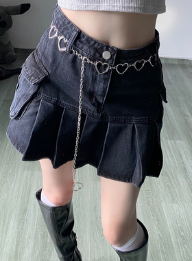 裤子少女爱心时髦ins风配饰腰链