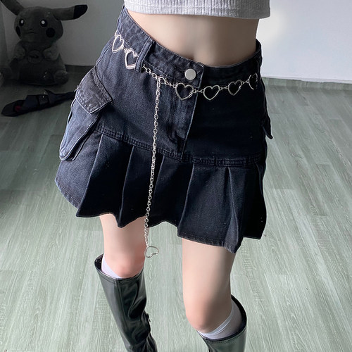 裤子少女爱心时髦ins风配饰腰链