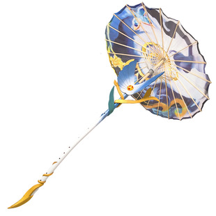 【米粒】王者荣耀 公孙离 无双离恨烟COS服 笛子 伞 道具武器装备