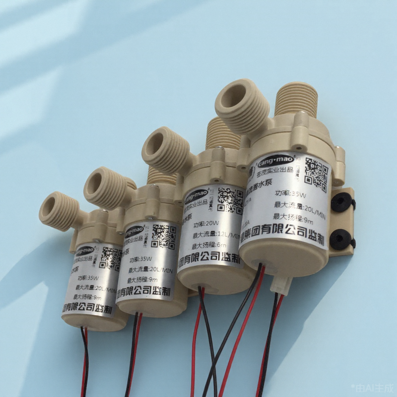 diycpu8寸dc12v/24v变频电子phw5125v6v微型无刷水直流泵 滇