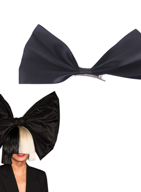 动漫动漫 蝴蝶结配饰 SIA明星歌手This is acting 黑浅金混色