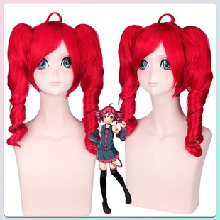 V家 重音teto 虚拟歌手 反重力双马尾 cosplay假发