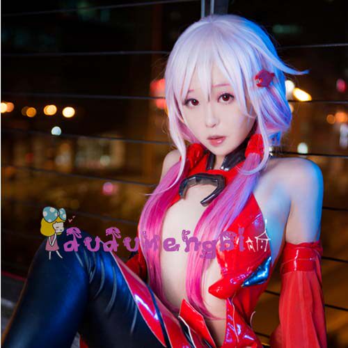 ！罪恶王冠 蝶祈 楪祈cos 蝶祁 祈妹 inori 三层渐变cos假发