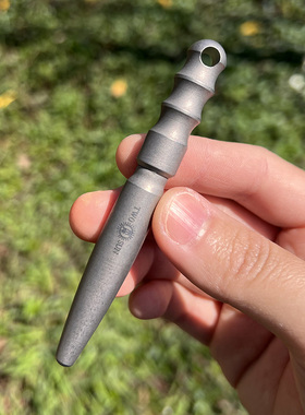 钛合金笔萝卜丁笔防身笔中性笔签字笔随身EDC小工具笔黑色墨水