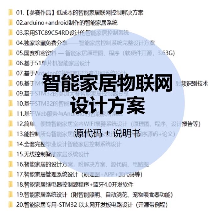 物联网智能家居物联网设计方案S设计素材/源文件