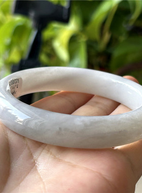 天然和田玉香芋紫手镯内径58.4一物一图玉石手镯正品和田玉手镯子