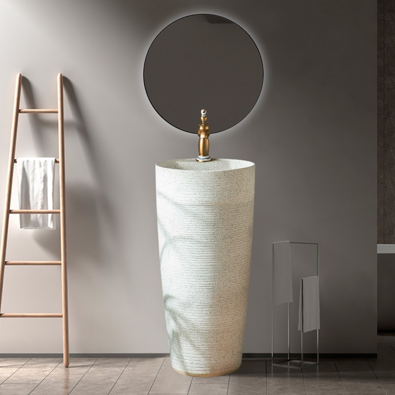 馨兴点灯一体盆高温烧制户外稳固