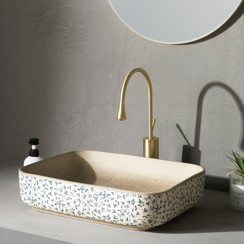 馨兴点灯景德镇陶瓷侘寂风台上盆