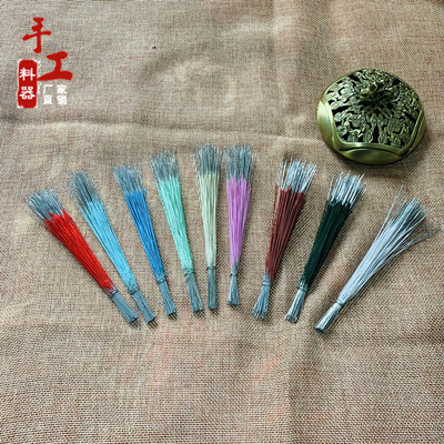 diy花瓣加长发簪绒线厂家直销