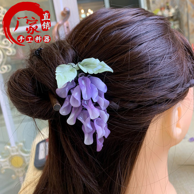 diy手工灯火琉璃饰品配件发簪