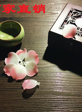 diy琉璃复古汉服插花盆景仿玉石