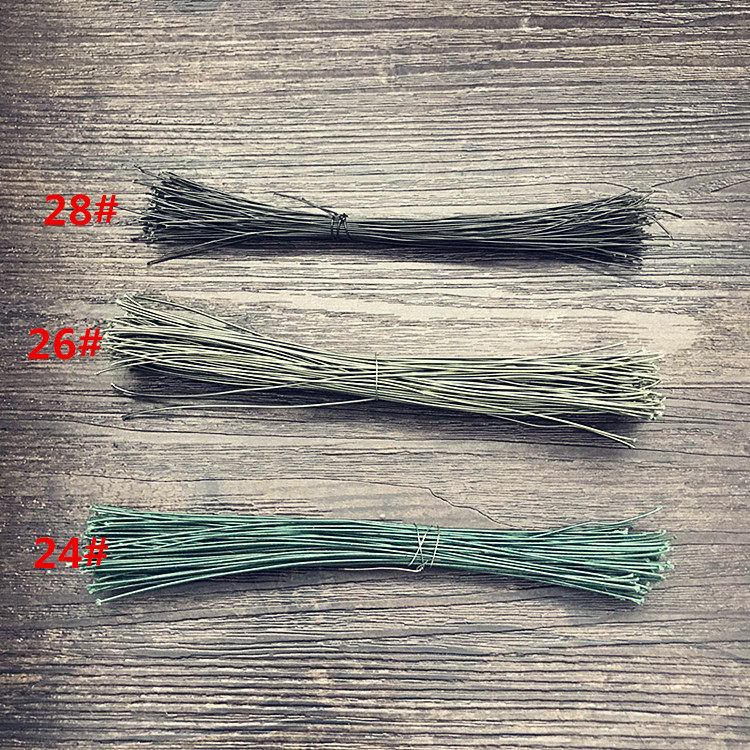 DYI古法琉璃 料器花簪 花瓣 宫花配件 塑皮拴丝100根12元