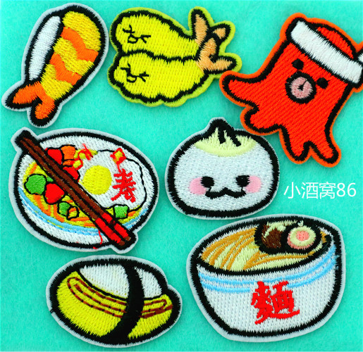 solar system Sushi noodle ironing DIY Embroidery Cloth sticker Patch Sticker badge clothes Fill holes Brooch Hand accountin the Home Fabric , Sew DIY Material,Tools and finished products , Sew DIY Fitting/Accessories/Accessories , Fabric sticker  category - from Buy2taobao.com to provide professional Taobao agent buy service