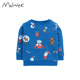 欧美男童卫衣秋冬新款 可爱卡通印花上衣潮儿童宝宝纯棉套头打底衫