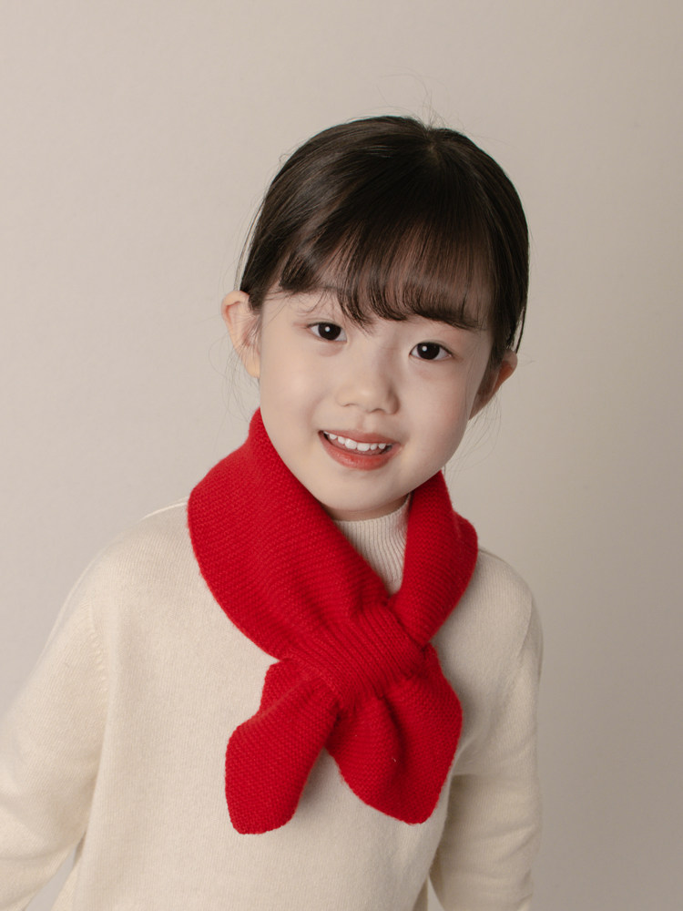 [100% 캐시미어] 스카프 가을 겨울 스카프 한국 스타일 소녀 스카프  단색 나비 스카프 울