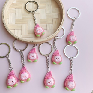 潮汕红桃粿原创创意挂件潮州旅游特色手信纪念品礼品包包挂件