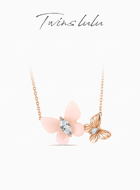 TWINSLULU自然灵动感蝴蝶项链