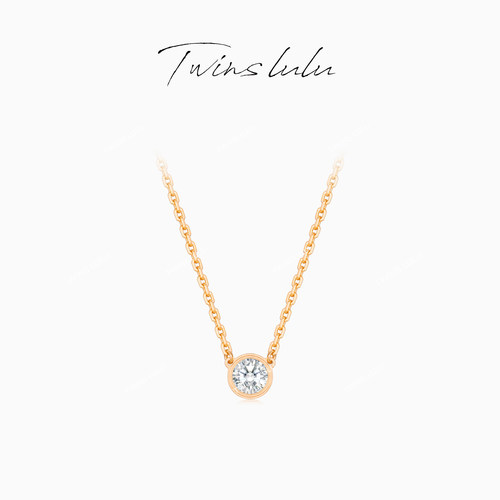 TWINSLULU高级感圆形飞碟项链