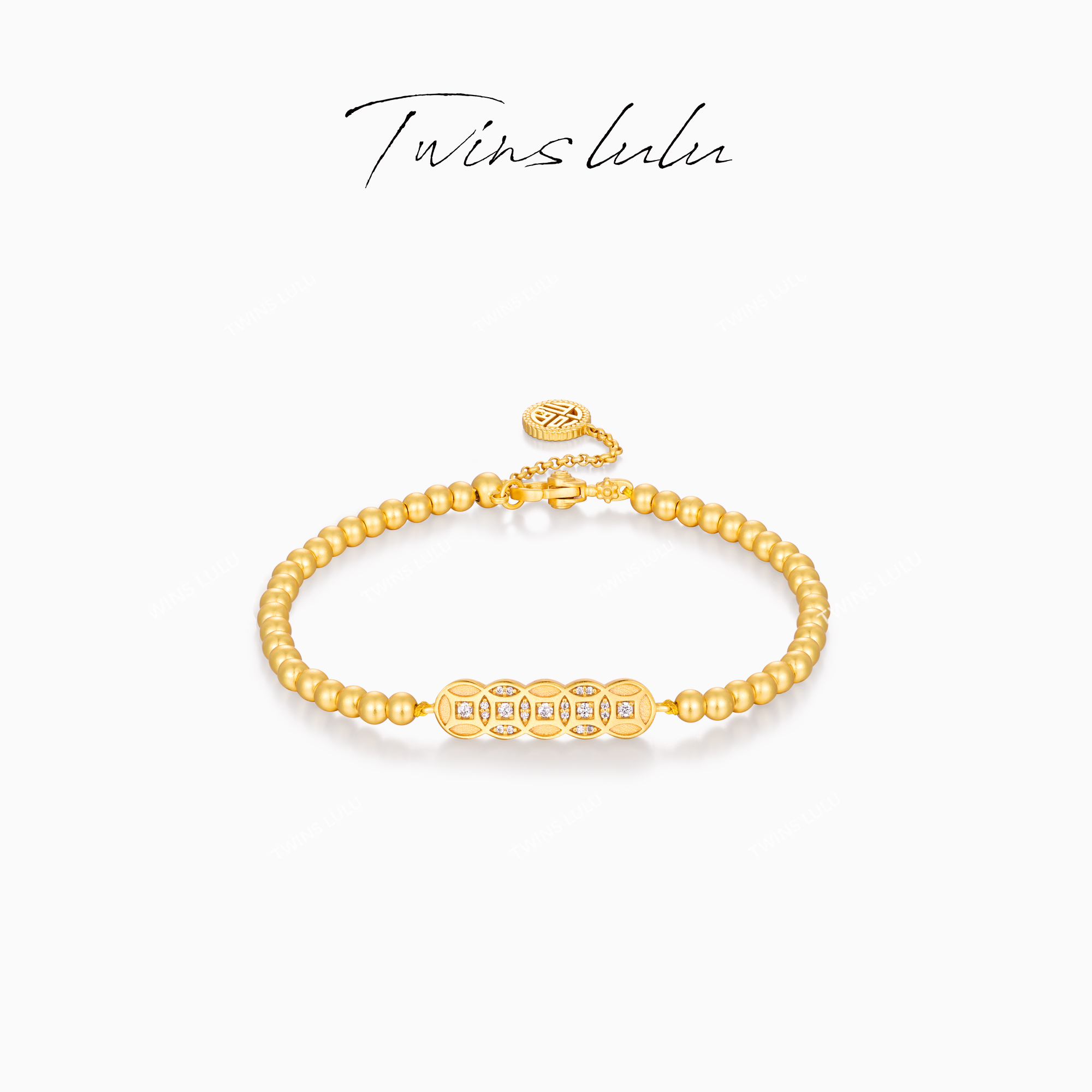 TWINSLULU国风古法铜钱手链