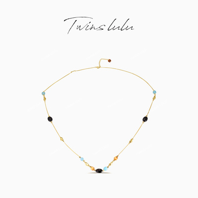 TWINSLULU百搭小众不规则珠项链