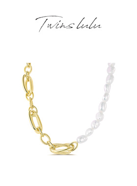 TWINS LULU轻奢复古风小众设拼接珠珠时尚项链TSJ9126