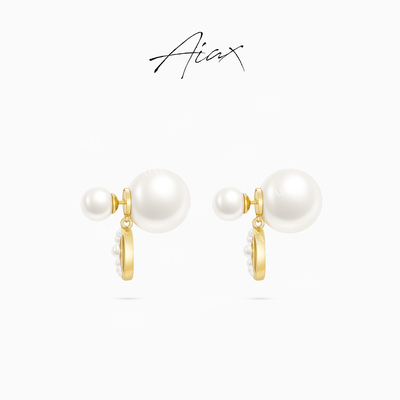 TWINSLULU爆款CD珠珠耳环