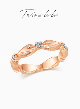 TWINSLULU拉丝异形戒指