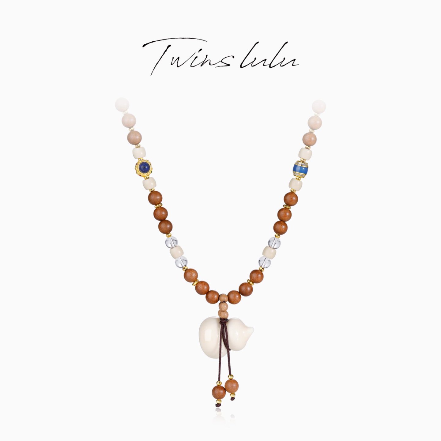TWINSLULU新中式串珠葫芦项链
