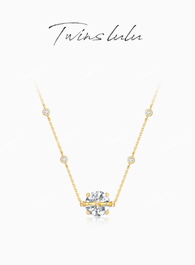 TWINS LULU时尚高级感氛围感竹节项链TSJ7976