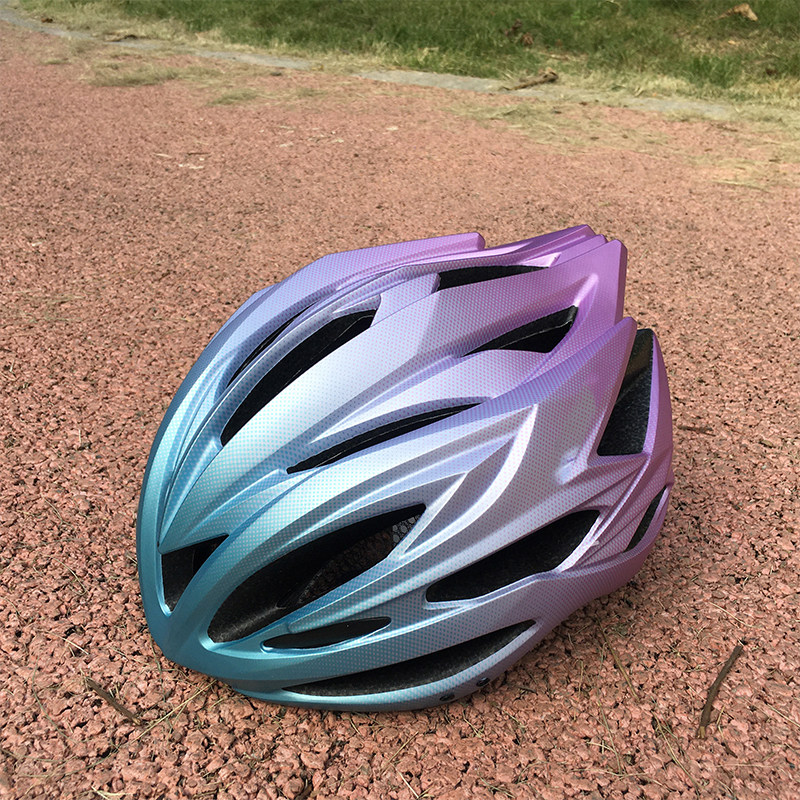 山地车头盔男带尾灯防虫网骑行头盔透气公路自行车装备安全帽