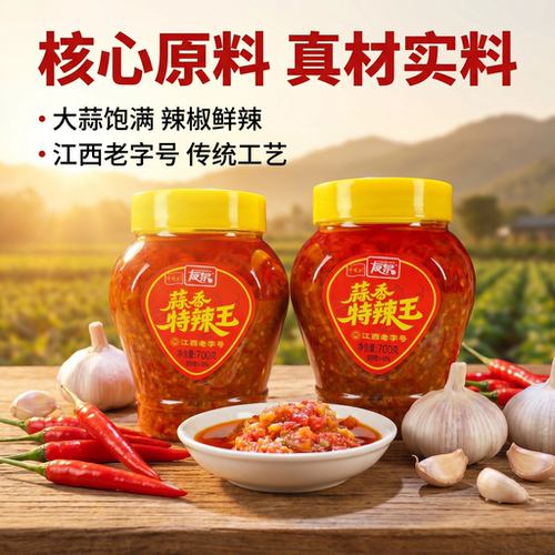江西老字号友泉蒜香特辣王
