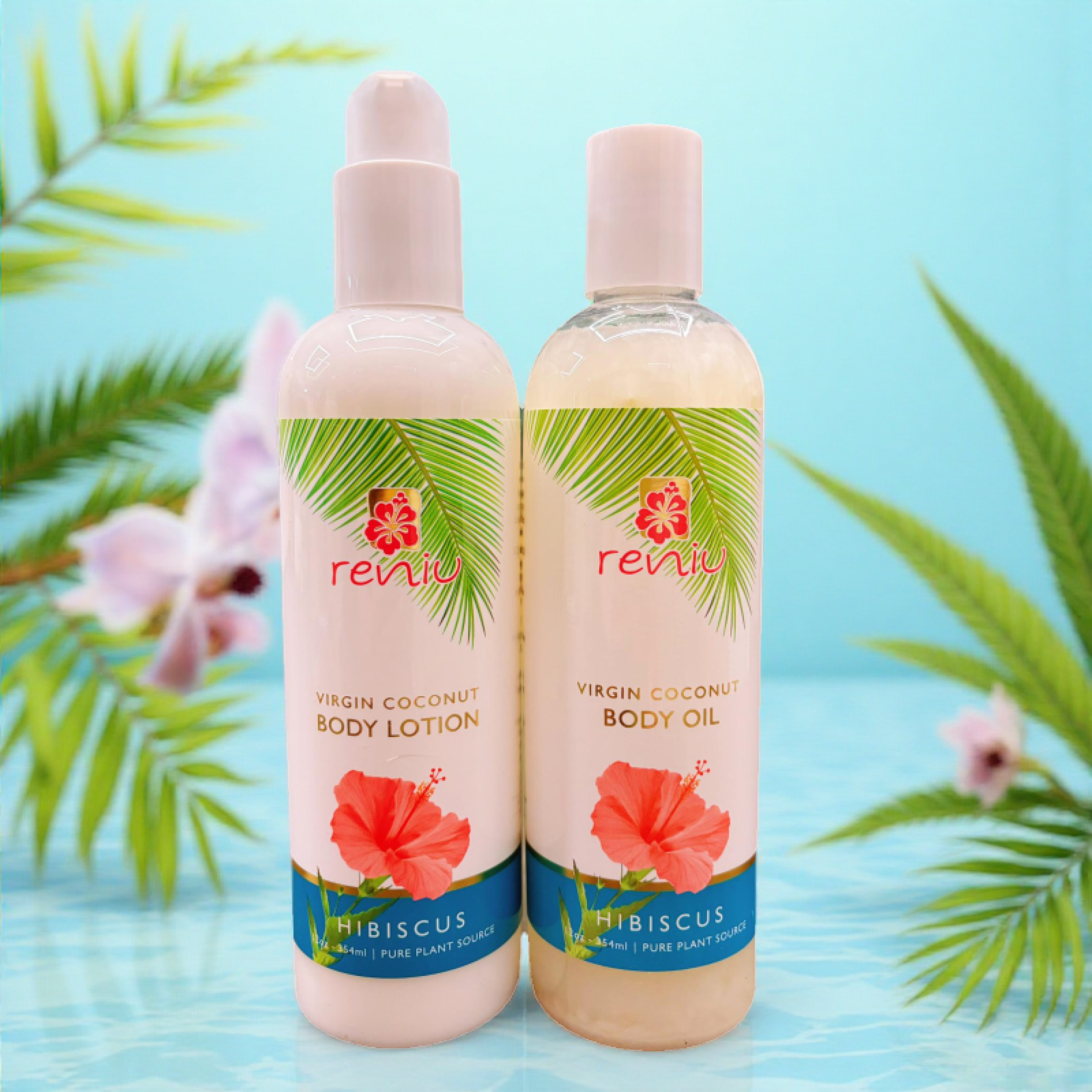 Reniu斐济身体乳精油天然润肤套装秋冬保湿滋润香体多香型354ml*2