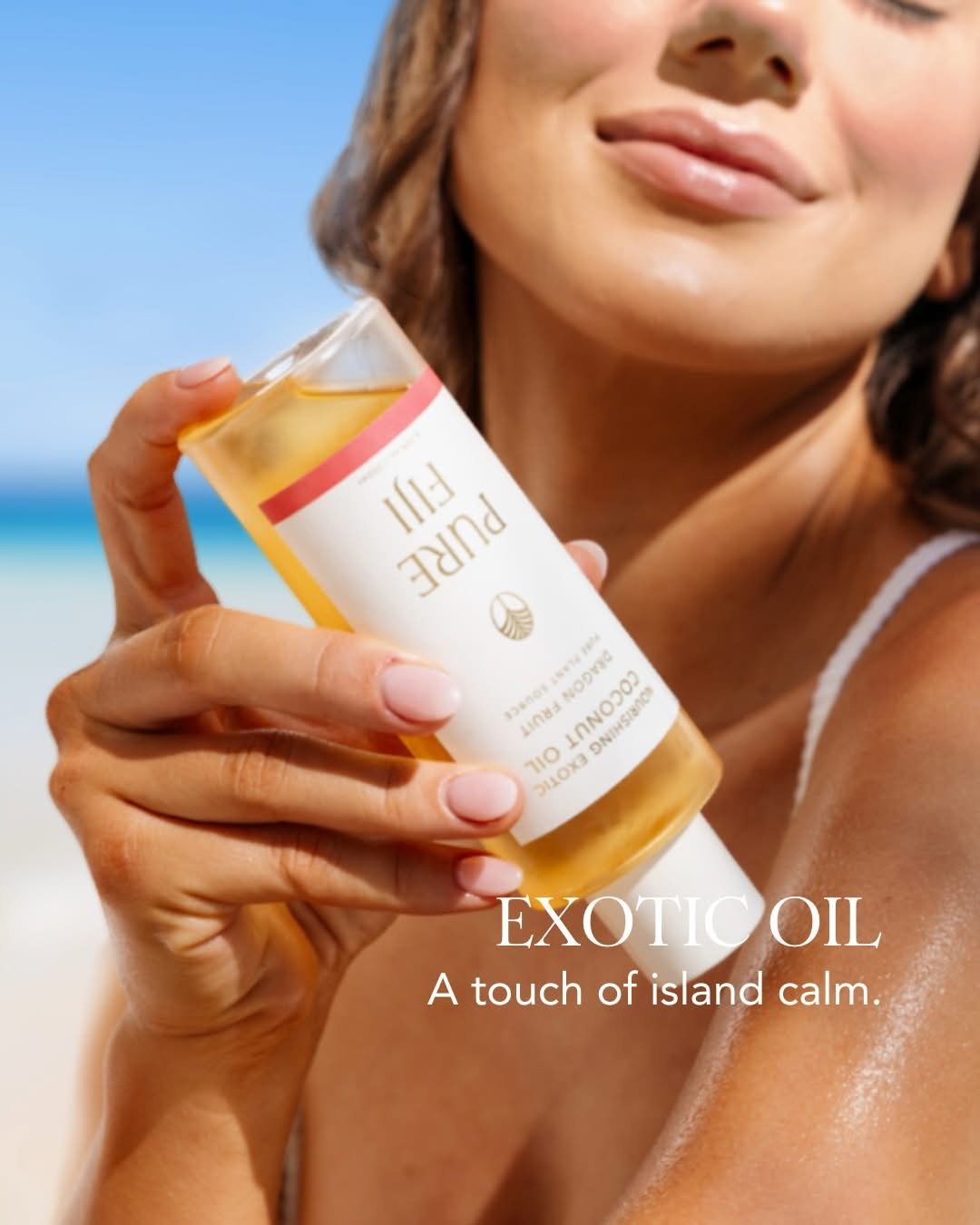现货/pure fiji斐济精油诺丽果白姜花杨桃椰子body oil 90ml236ML